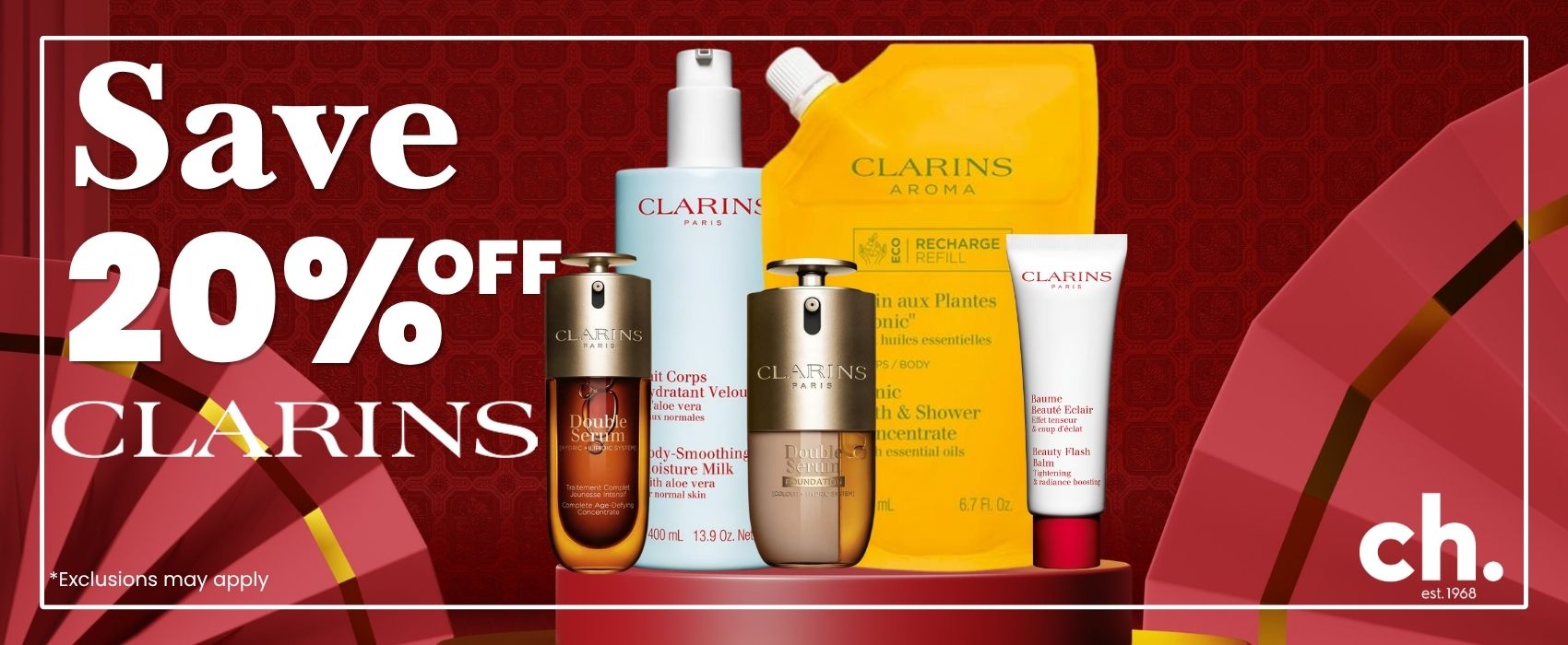 Clarins huge sale at ch tralee